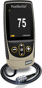 PosiTector 6000 product-family photograph showing the cabled FS probe.